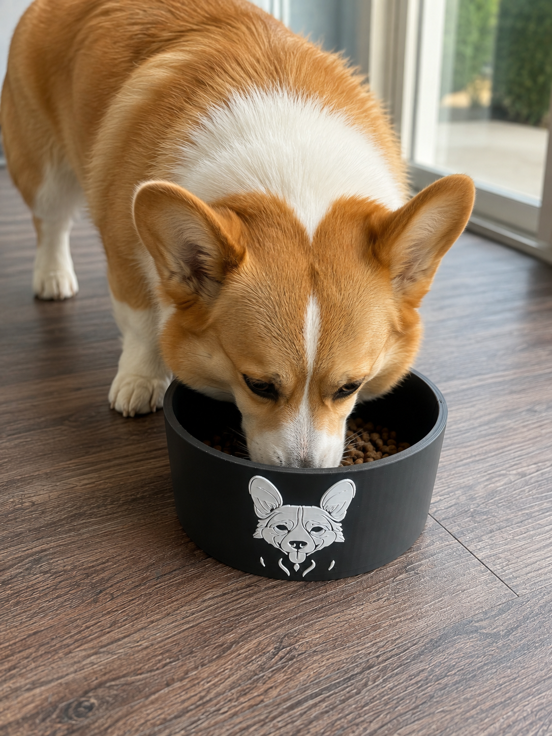BOWLAFIDE Corgi Dog Bowl