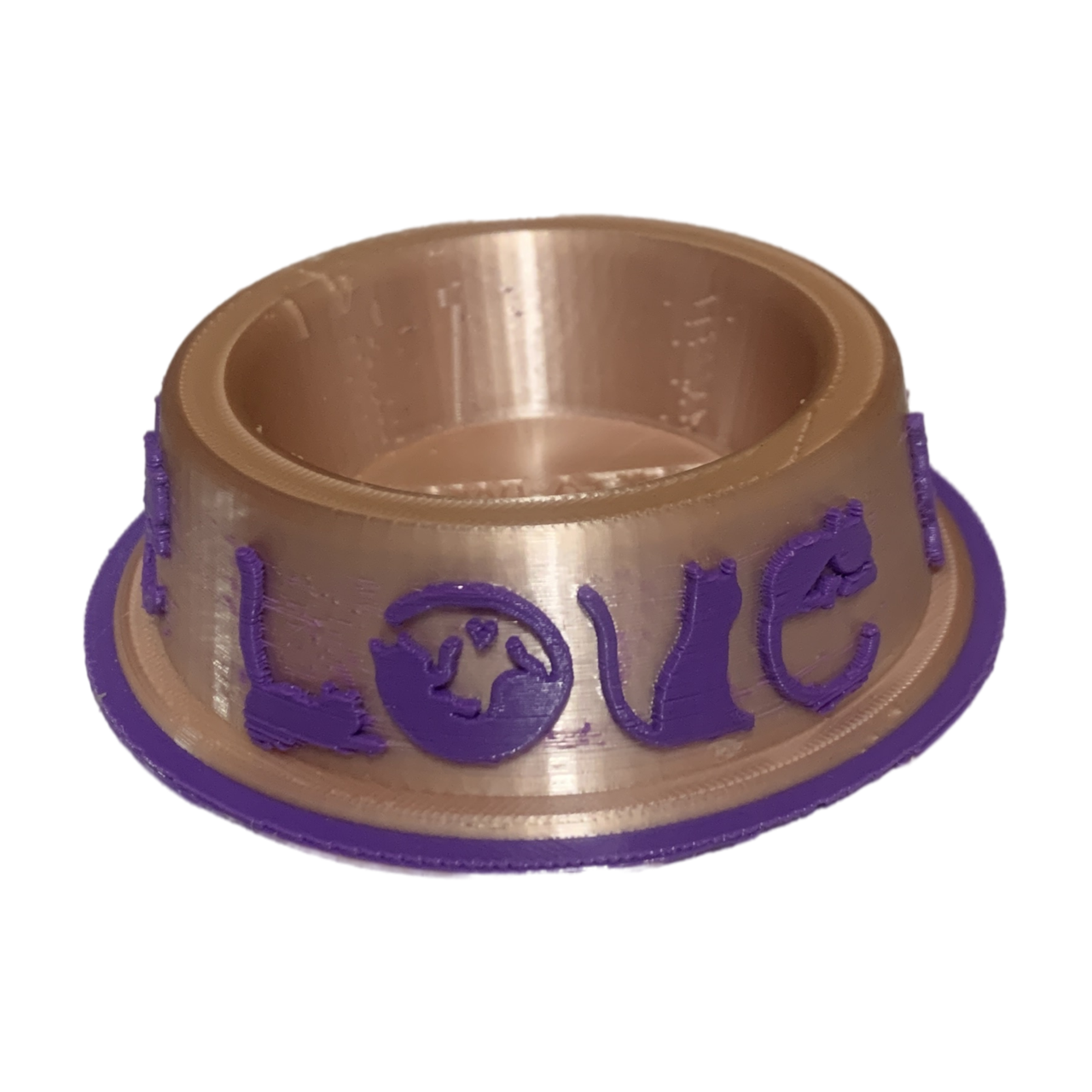 LOVE CATS BOWL (GLOW IN THE DARK OPTIONAL)